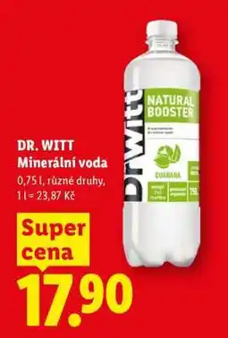 Lidl Dr Witt Minerální Voda nabídka
