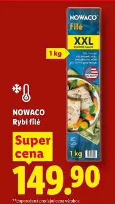 Lidl Nowaco Rybí filé nabídka