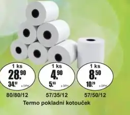 Adam Termo pokladní kotouček nabídka