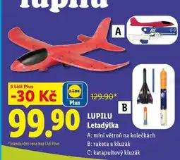 Lidl LUPILU Letadýlka nabídka