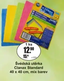 Adam Švédská utěrka Clanax Standard nabídka