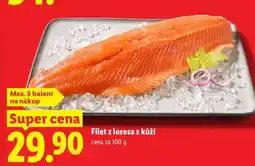 Lidl Filet z lososa s kůží nabídka