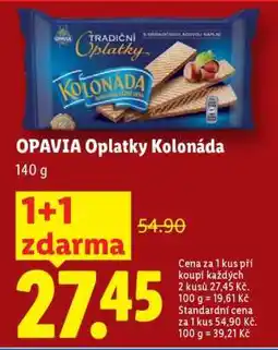 Lidl Opavia OPLATKY KOLONÁDA nabídka