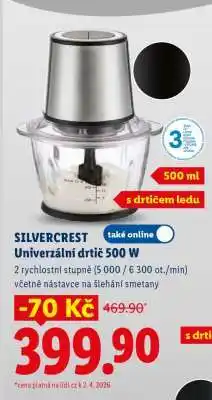 Lidl SILVERCREST UNIVERZÁLNÍ DRTIČ 500 W nabídka