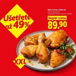 Lidl KUŘECÍ STEHNA A KŘÍDLA MIX nabídka
