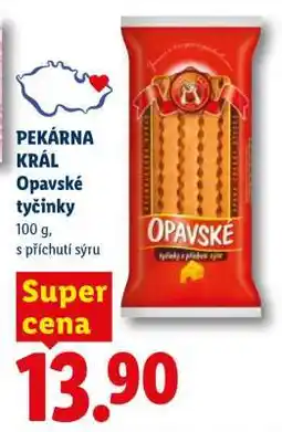 Lidl PEKÁRNA KRÁL Opavské tyčinky nabídka