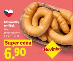 Lidl Karlovarský rohlíček nabídka
