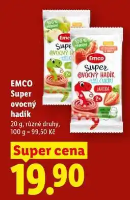 Lidl EMCO SUPER OVOCNÝ HADÍK nabídka