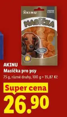 Lidl Akinu Masíčka pro psy nabídka