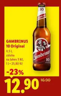 Lidl Gambrinus 10 Originál nabídka