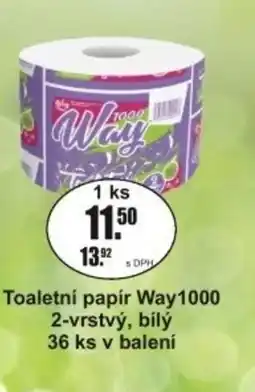 Adam Toaletní papír Way 1000 nabídka