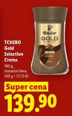 Lidl Tchibo Gold Selection, Crema nabídka