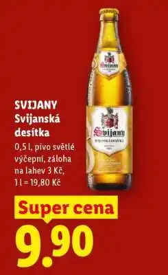 Lidl SVIJANY Svijanská desítka nabídka