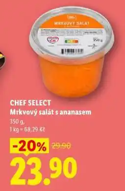 Lidl CHEF SELECT Mrkvový salát s ananasem nabídka