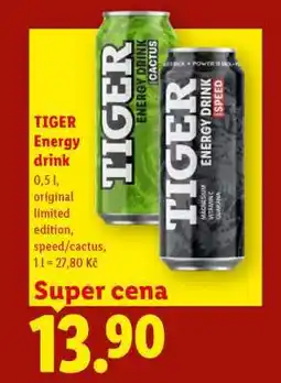 Lidl Tiger Energy drink nabídka