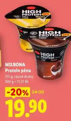 Lidl MILBONA Protein pěna nabídka