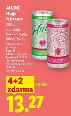 Lidl ALLINI Hugo frizzante nabídka