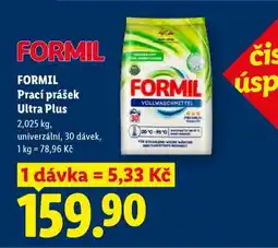 Lidl FORMIL Prací prášek Ultra Plus nabídka