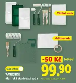 Lidl Parkside Malířská startovací sada nabídka