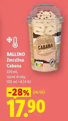 Lidl BALLINO Zmrzlina Cabana nabídka