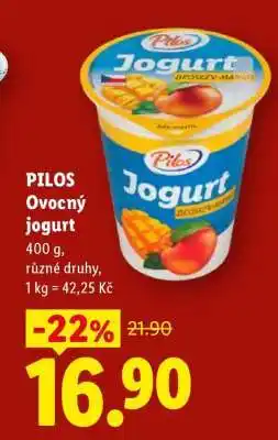 Lidl Pilos OVOCNÝ JOGURT nabídka