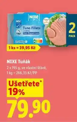 Lidl NIXE TUŇÁK nabídka