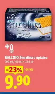 Lidl Ballino Zmrzlina v oplatce nabídka