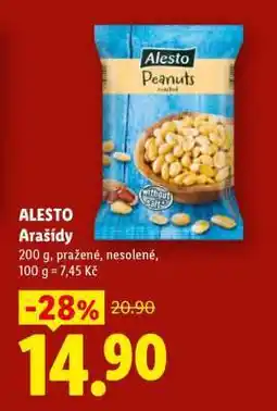 Lidl Alesto ARAŠÍDY nabídka