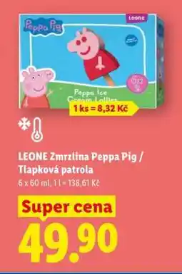 Lidl LEONE Zmrzlina Peppa Pig / Tlapková patrola nabídka