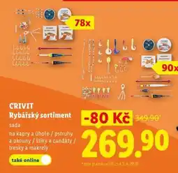 Lidl CRIVIT RYBÁŘSKÝ SORTIMENT nabídka