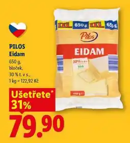 Lidl Pilos EIDAM nabídka
