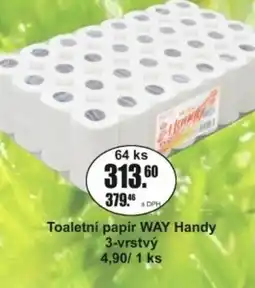 Adam Toaletní papír WAY Handy nabídka