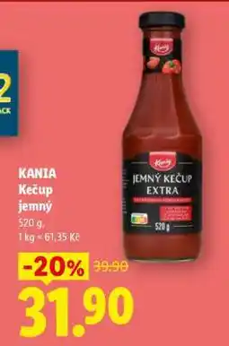 Lidl KANIA Kečup jemný nabídka