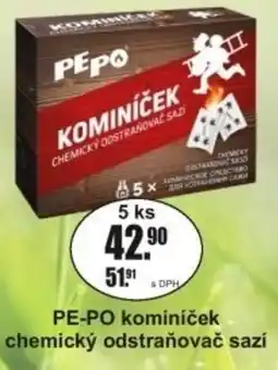 Adam PE-PO kominíček chemický odstraňovač sazí nabídka