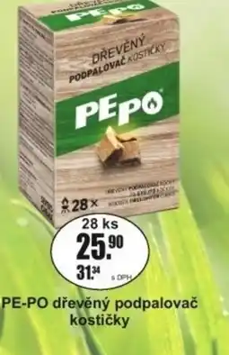 Adam PE-PO dřevěný podpalovač kostičky nabídka