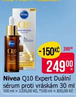 Teta Nivea Q10 Expert duální sérum proti vráskám 30 ml nabídka
