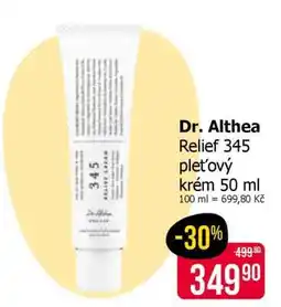 Teta Dr. Althea Relief 345 pleťový krém 50 ml nabídka