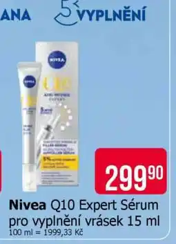Teta Nivea Q10 Expert sérum pro vyplnění vrásek 15 ml nabídka
