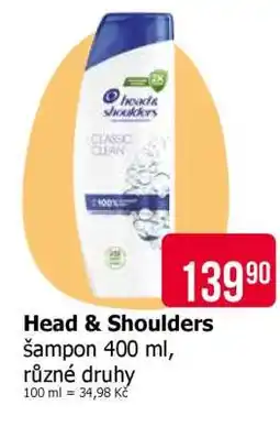 Teta Head & Shoulders nabídka