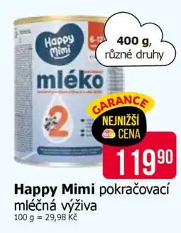 Teta Happy Mimi pokračovací mléčná výživa nabídka