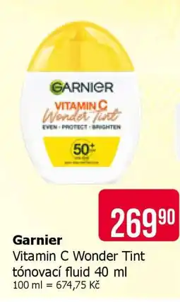 Teta Garnier Vitamin C Wonder Tint tónovací fluid 40 ml nabídka