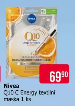Teta Nivea Q10 C Energy textilní maska 1 ks nabídka