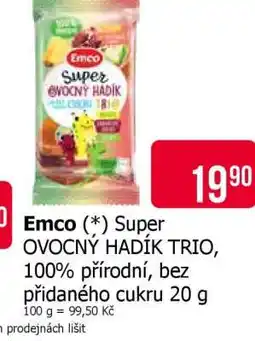 Teta Emco Super ovocný hadík Trio nabídka