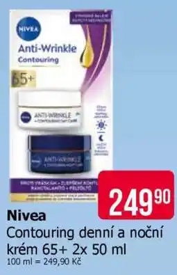 Teta Nivea Contouring denní a noční krém 65+ 2x 50 ml nabídka