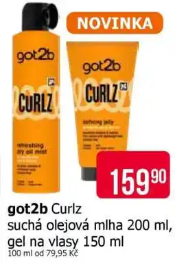 Teta got2b Curlz nabídka