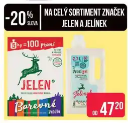 Teta Jelen a Jelínek Sortiment nabídka