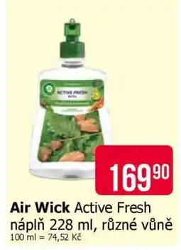 Teta AIR WICK ACTIVE FRESH nabídka