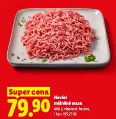 Lidl Hovězí mělněné maso nabídka