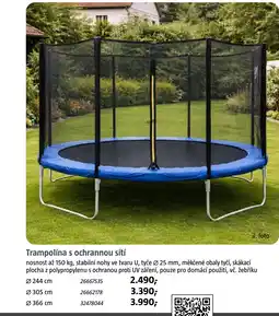 Bauhaus Trampolína s ochrannou sítí nabídka