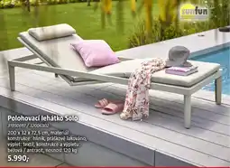 Bauhaus Polohovací lehátko Solo nabídka